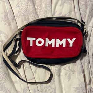 NWOT Tommy Hilfiger Red and Navy Crossbody Bag